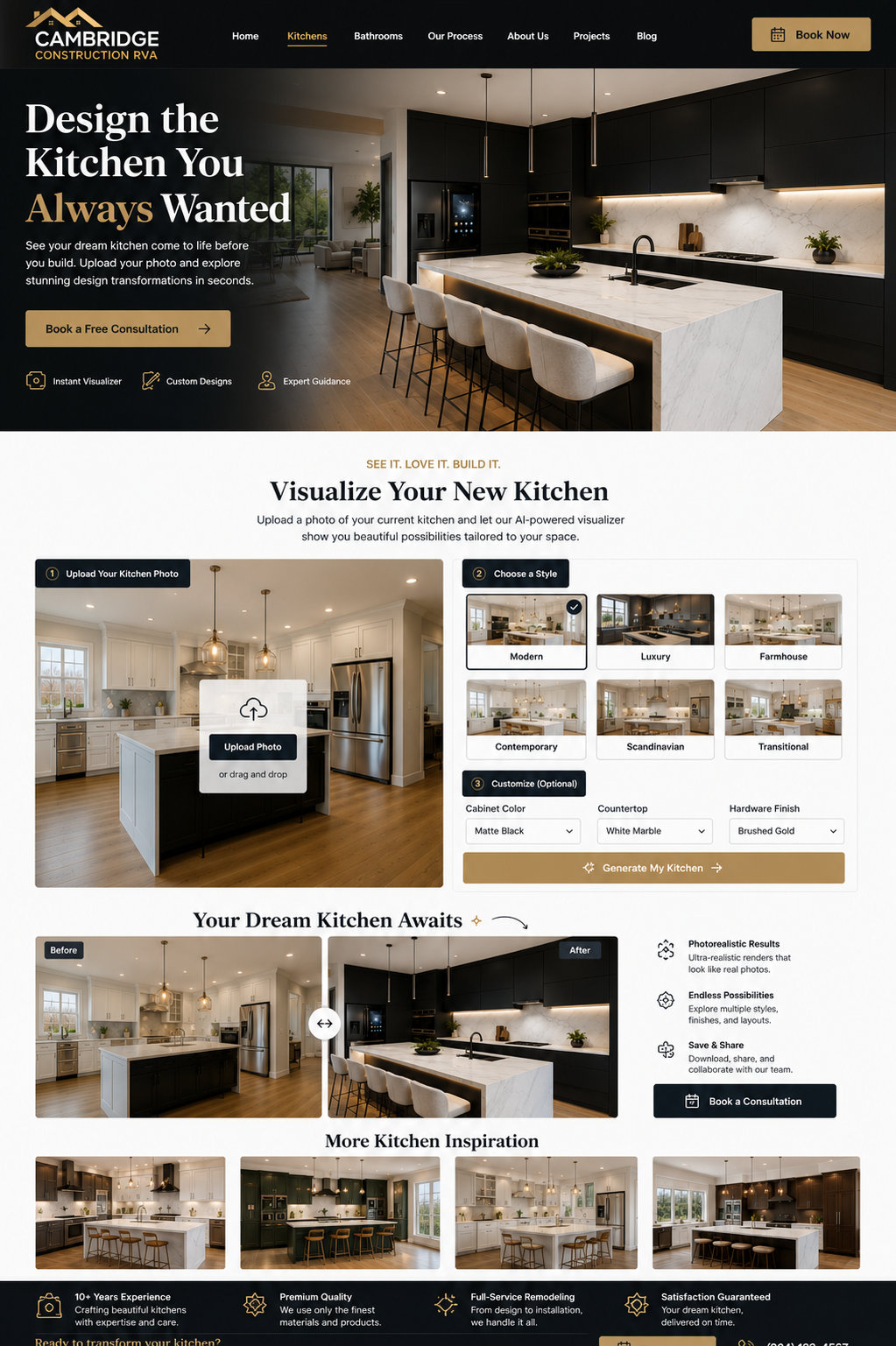 Kitchen Visualizer for Remodeling Contractors